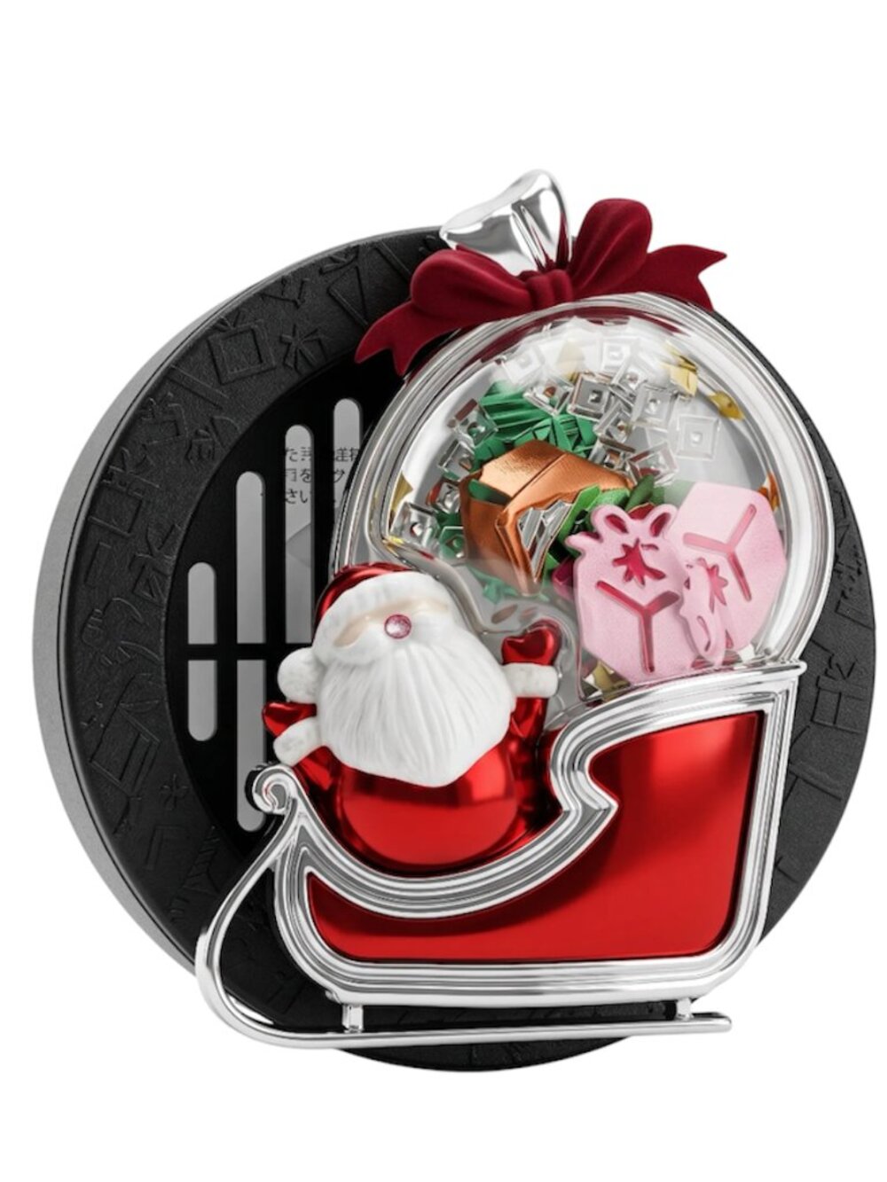 Bath & Body Works Snow Globe Santa Vent & Visor Car Clip Fragrance Holder